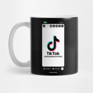 Tha Phenomenal 1 Ath Tha Great Tik Tok 10k Tee (White) Mug